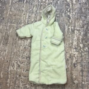 McBaby Infant Mint Green Baby Bunting Bag Outerwear w/Hood 3/6 Months